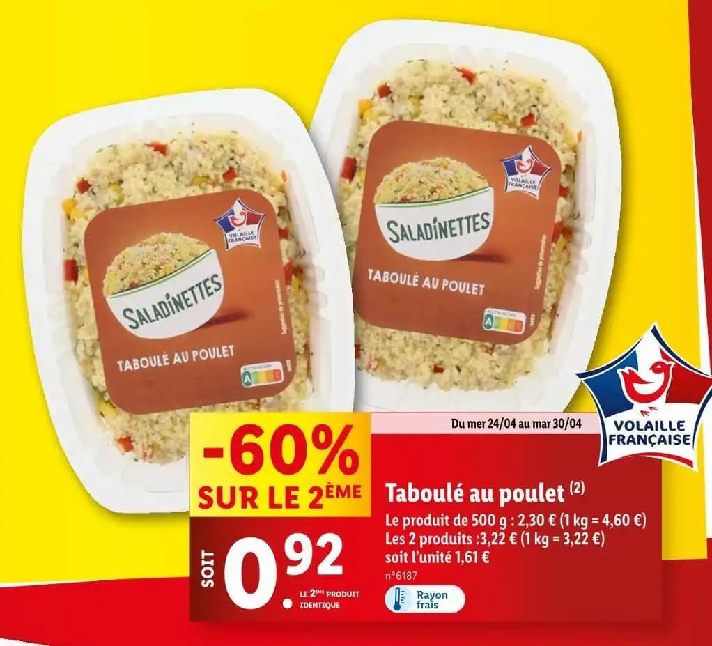 Taboulé au poulet
