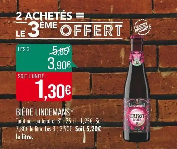 LINDEMANS BIÈRE LINDEMANS