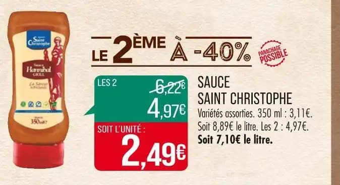 SAINT CHRISTOPHE SAUCE
