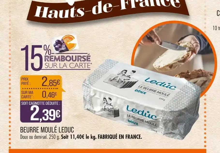 LEDUC BEURRE MOULÉ