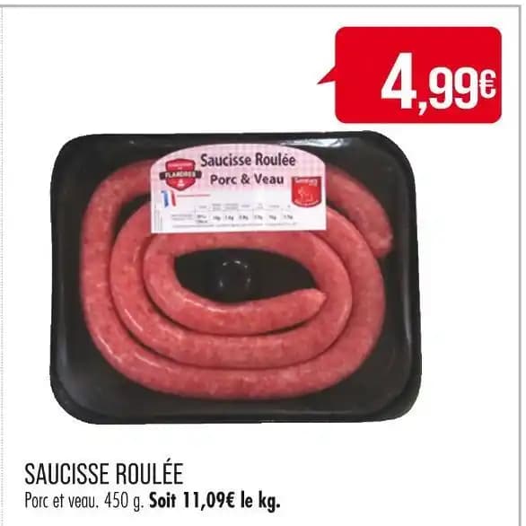 FLANDRES SAUCISSE ROULÉE