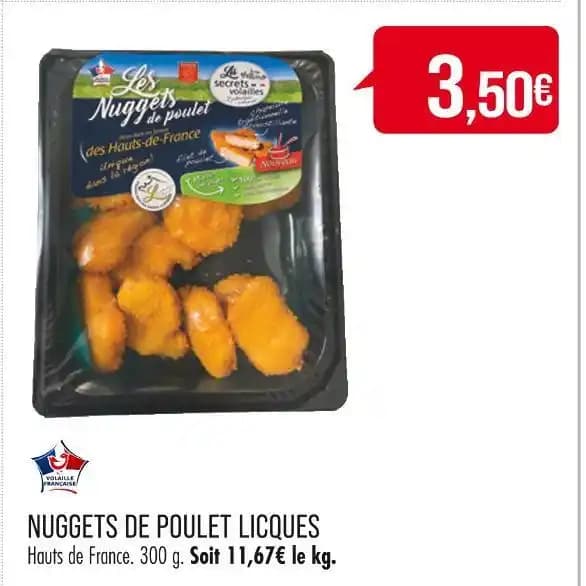LICQUES NUGGETS DE POULET
