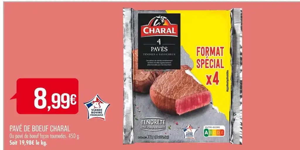 CHARAL PAVÉ DE BOEUF