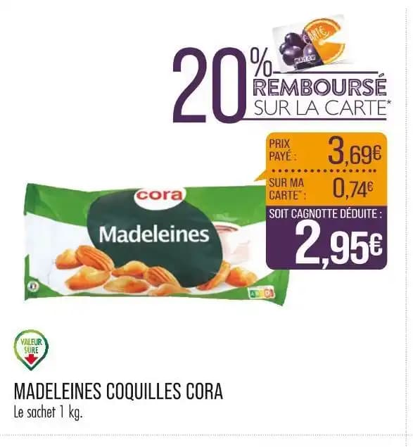 CORA MADELEINES COQUILLES