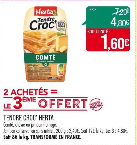 HERTA TENDRE CROC’