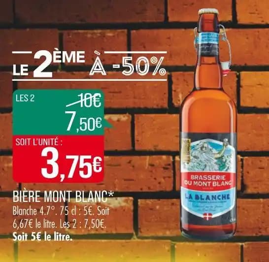 MONT BLANC BIÈRE