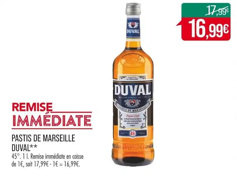 DUVAL PASTIS DE MARSEILLE