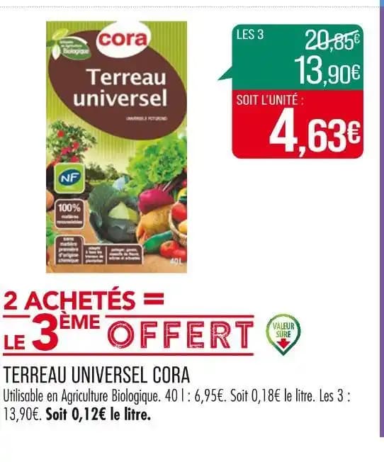 CORA TERREAU UNIVERSEL