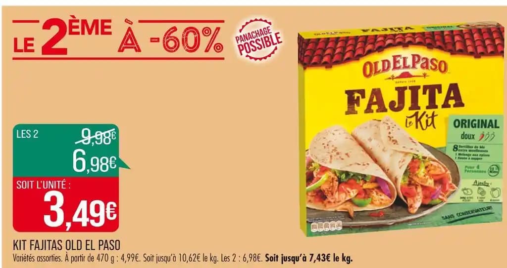 OLD EL PASO KIT FAJITAS