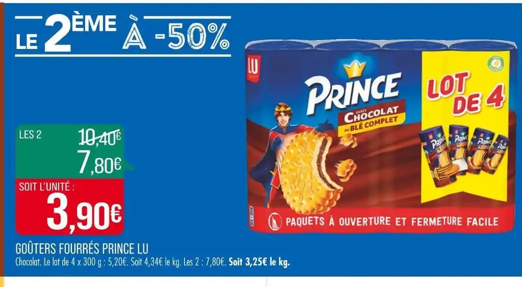 LU GOÛTERS FOURRÉS PRINCE