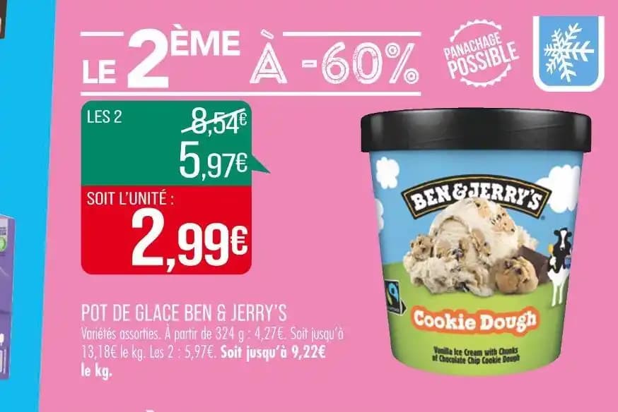 BEN & JERRY’S POT DE GLACE