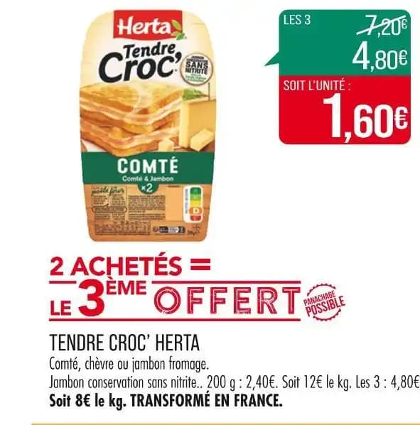 HERTA TENDRE CROC’