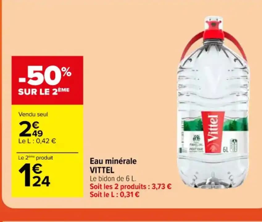 Eau minérale VITTEL