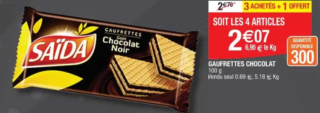 GAUFRETTES CHOCOLAT
