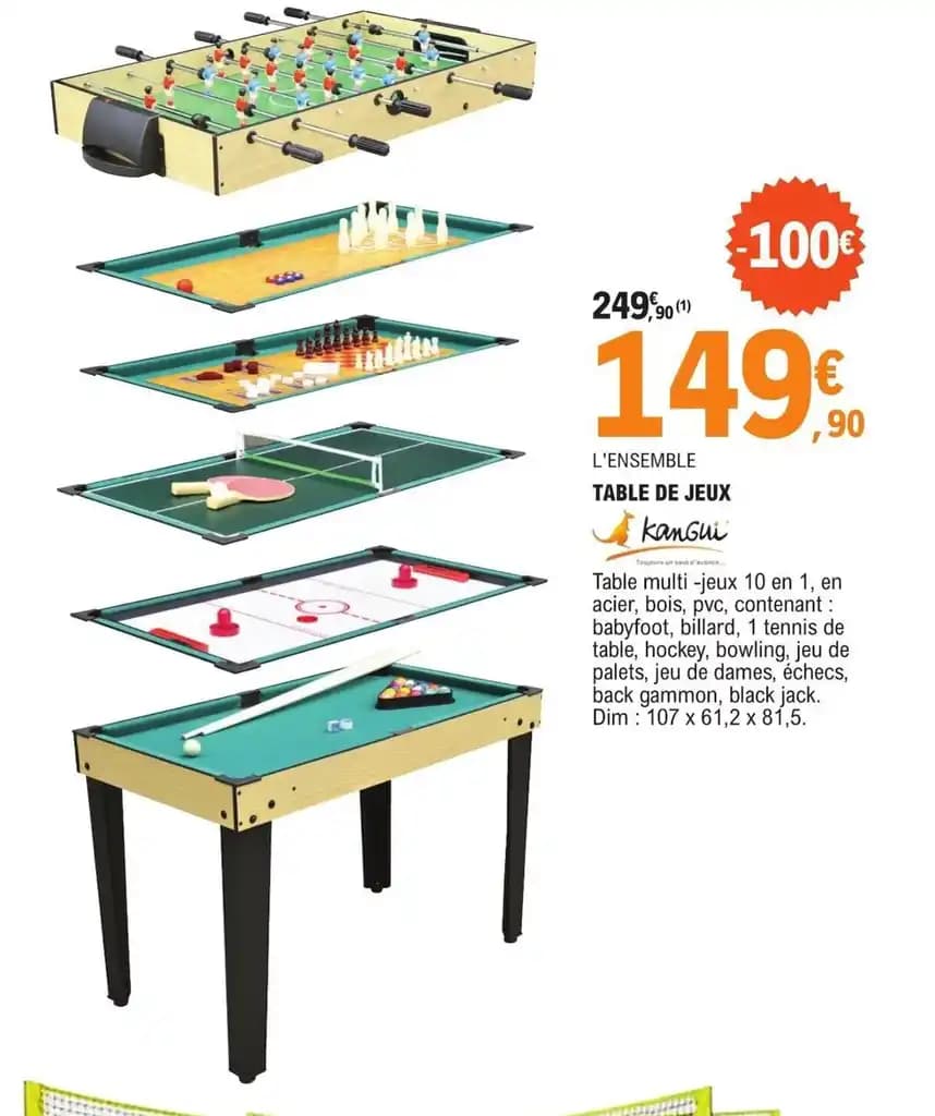 TABLE DE JEUX kanGui