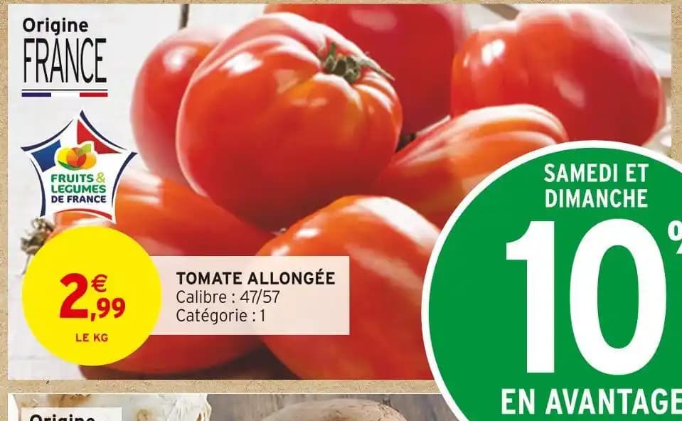 TOMATE ALLONGÉE