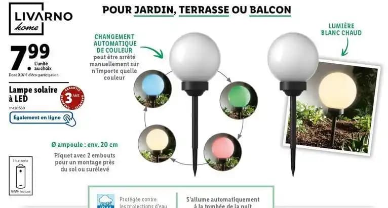 Livarno home - lampe solaire