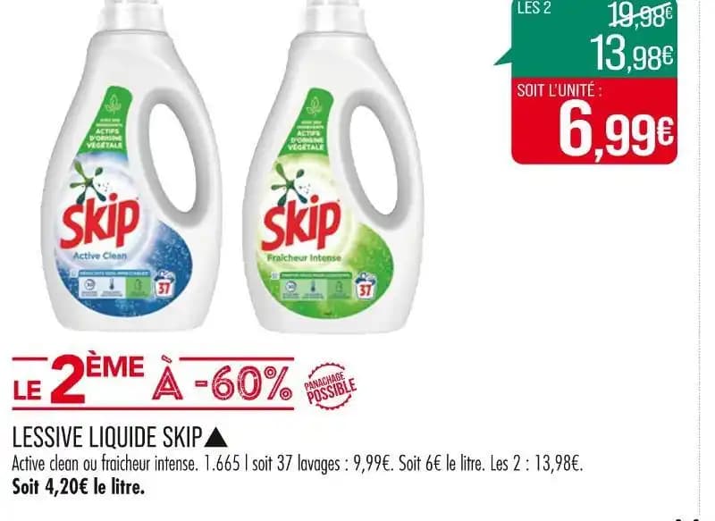 SKIP LESSIVE LIQUIDE ▲