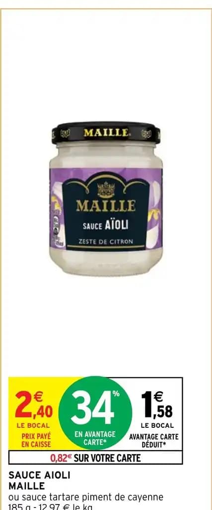 SAUCE AIOLI MAILLE