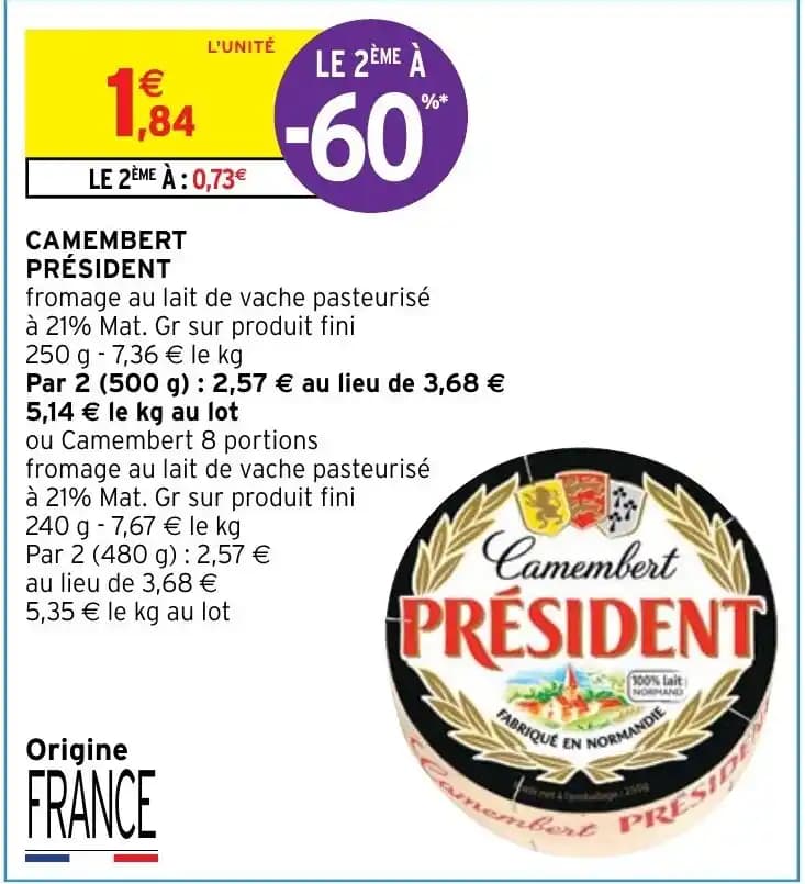 CAMEMBERT PRÉSIDENT