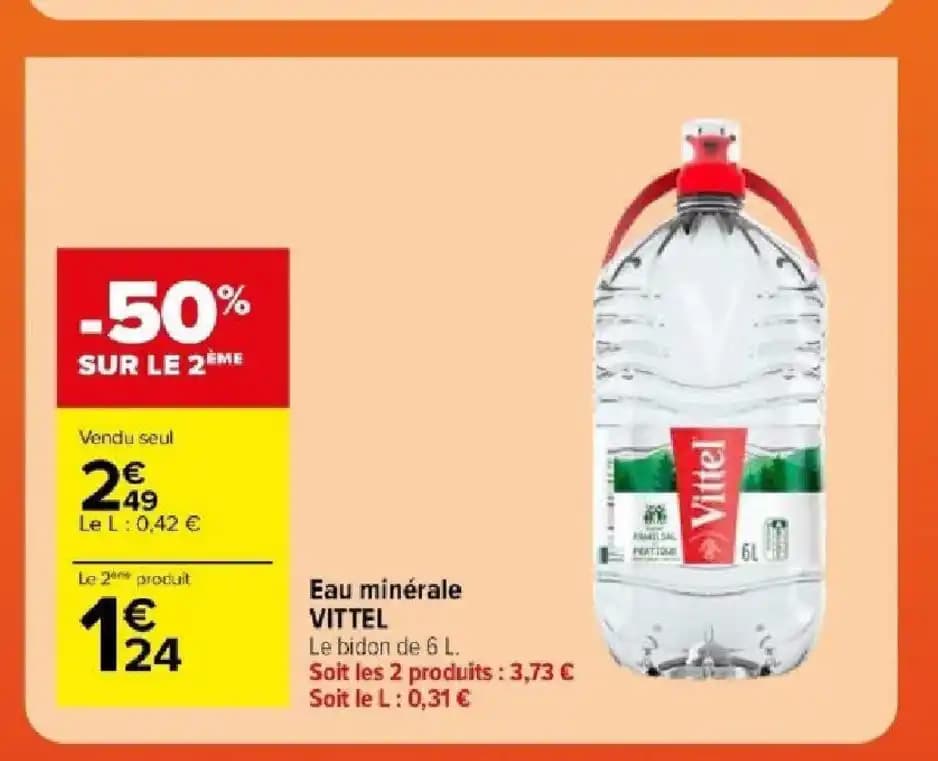 Eau minérale VITTEL