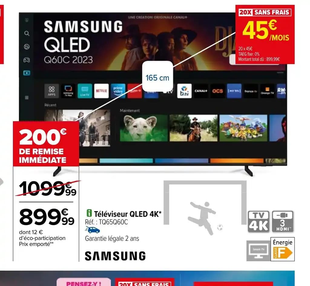 i Téléviseur QLED 4K