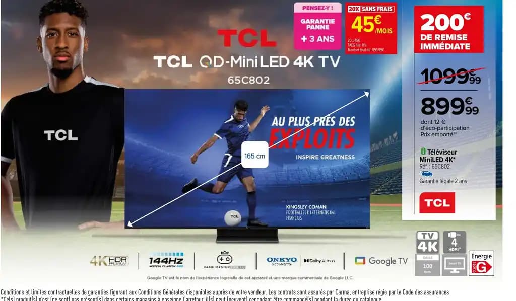Téléviseur MiniLED 4K