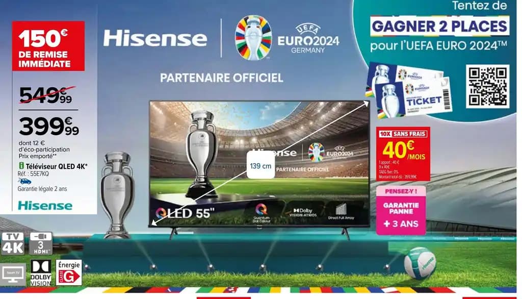 Téléviseur QLED 4K