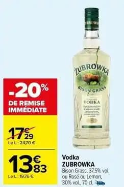 Zubrowka - vodka