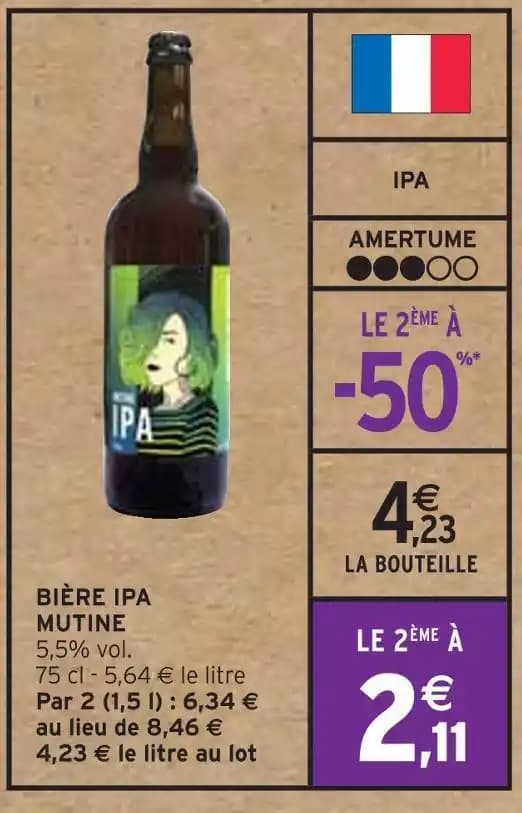 BIÈRE IPA AMERTUME