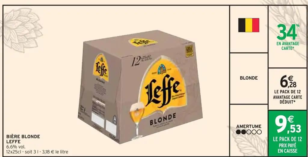 LEFFE BIÈRE BLONDE