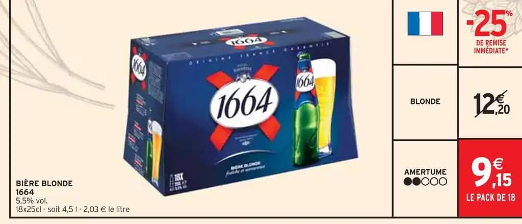 1664 BIÈRE BLONDE