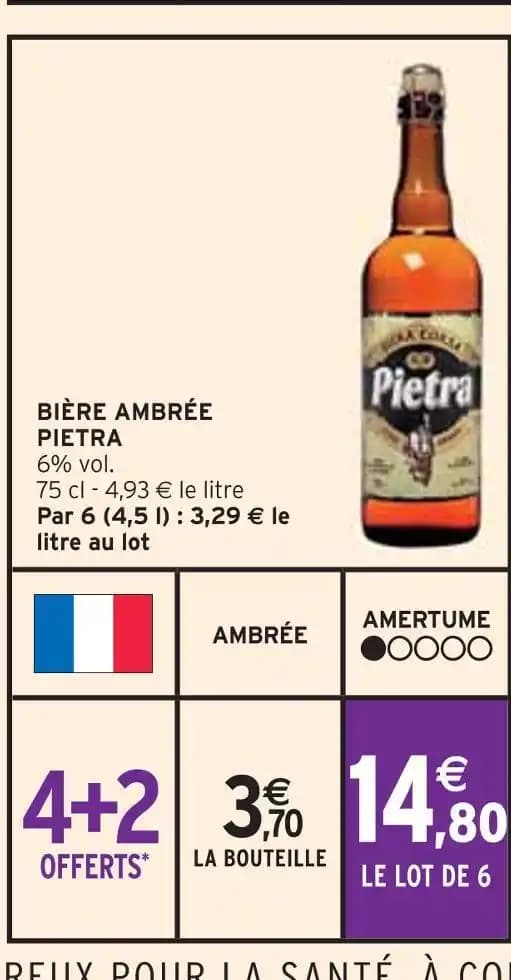 PIETRA BIÈRE AMBRÉE