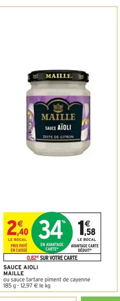 MAILLE SAUCE AIOLI