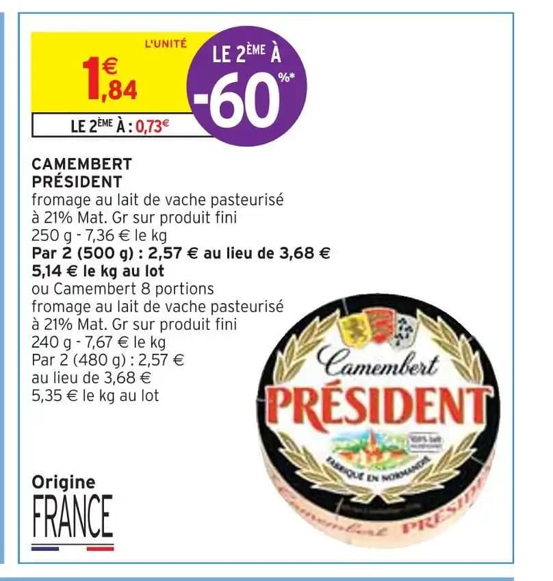 PRÉSIDENT CAMEMBERT