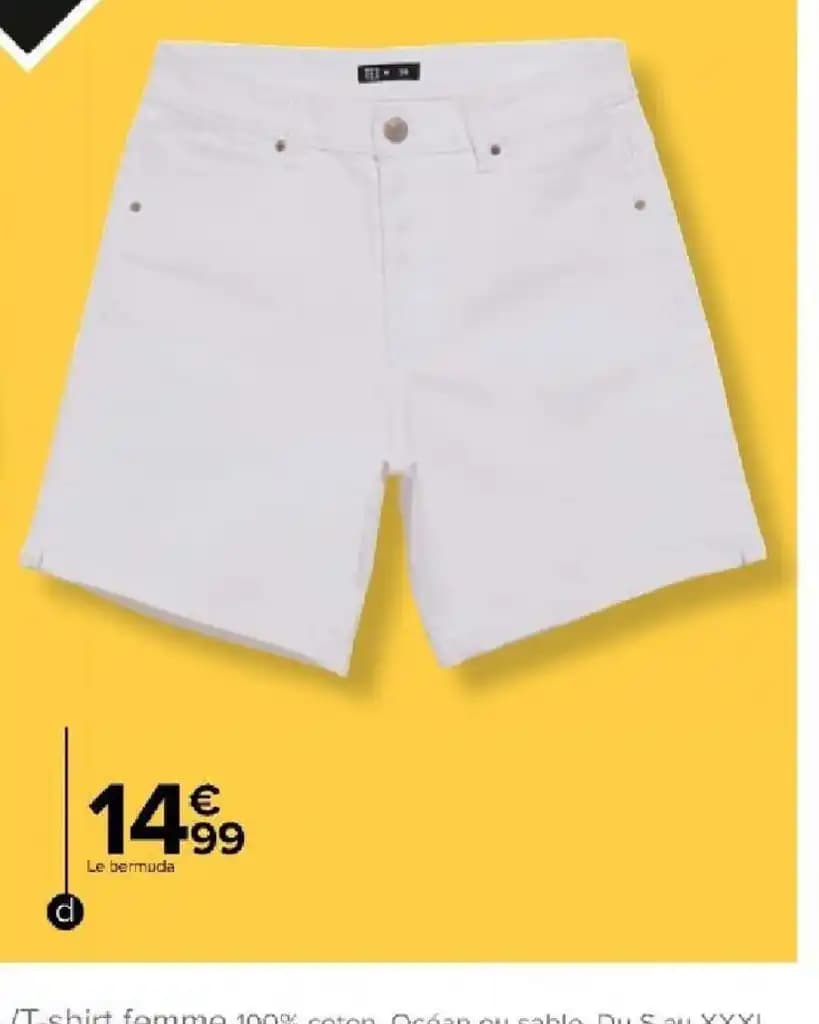 Bermuda femme