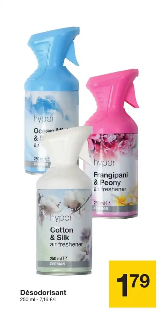 Désodorisant 250 ml