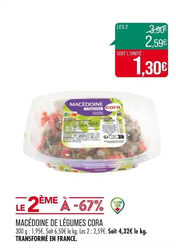 CORA MACÉDOINE DE LÉGUMES