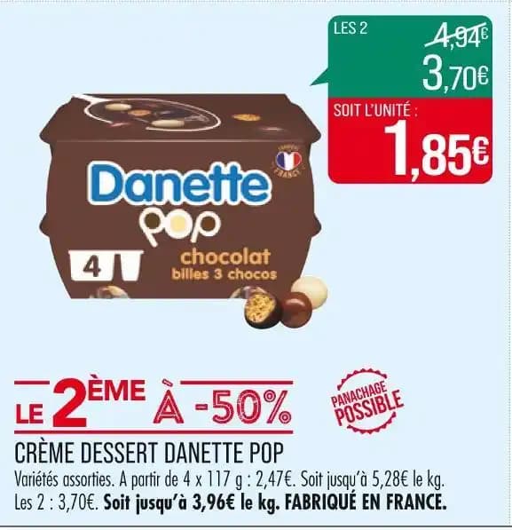 DANETTE CRÈME DESSERT POP