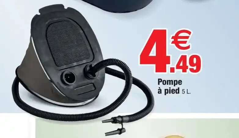 Pompe à pied 5 L.