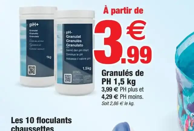 Granulés de PH 1,5 kg