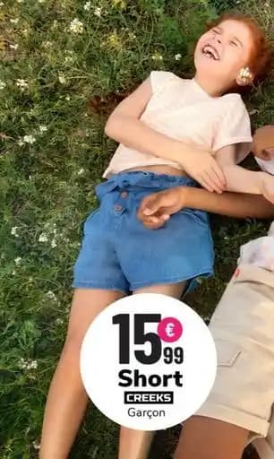 Creeks - short garçon