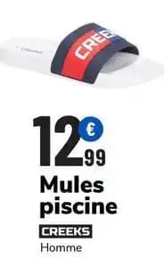 Creeks - mules piscine