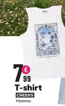 Creeks - t-shirt homme