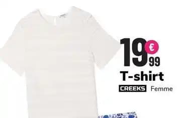 Creeks - t-shirt femme