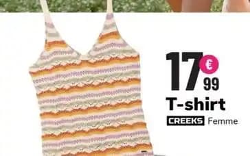 Creeks - t-shirt femme