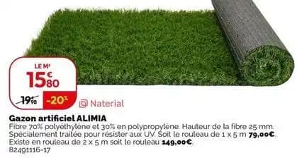 Alimia - gazon artificiel