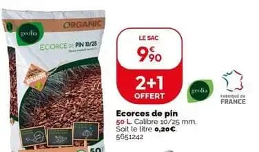 Geolia - écorce de pin