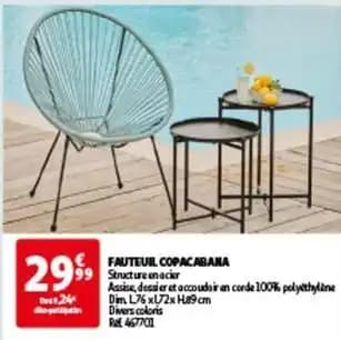 Fauteuil copacabana