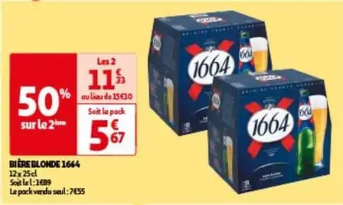 1664 - bière blonde